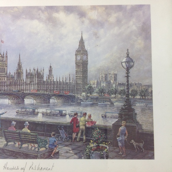 Repro H. Moss view Big Ben and Parliament - Picture 4 of 8